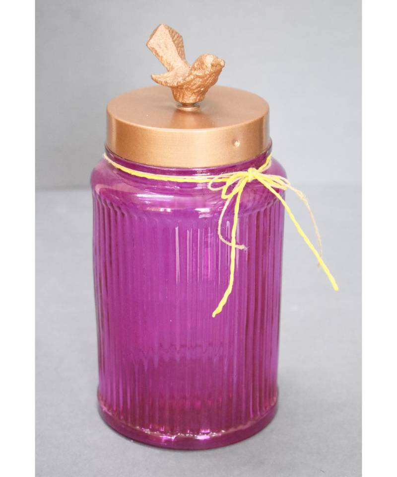 Wooden Tray with Glass Jars