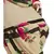 Beige Floral Print Synthetic Unstitched Salwar With Dupatta