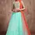Exquisite Blue Party Wear Sequins Embroidered Net Lehenga Choli
