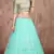 Exquisite Blue Party Wear Sequins Embroidered Net Lehenga Choli