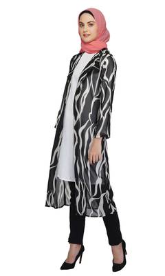 Moonlit Wave Trench Coat By Ruqsar 3