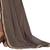 Off white embroidered georgette saree with blouse