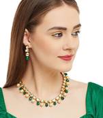 Green Kundan Necklace Set