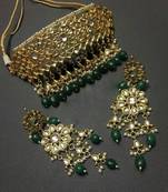 Green Choker Necklace Set