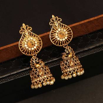Gold danglers-drops 1