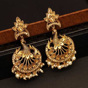 Gold danglers-drops 1