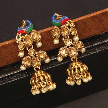 Maroon jhumkas 1