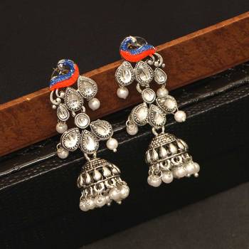 Red jhumkas 1