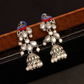 Maroon jhumkas 1