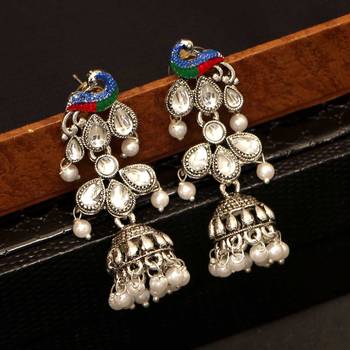 Maroon jhumkas 1