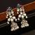 Maroon jhumkas