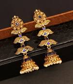 Blue jhumkas