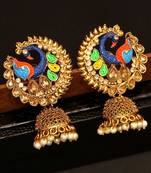 Multicolor jhumkas