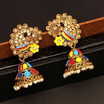 Yellow Jhumkas 1
