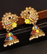 Yellow Jhumkas