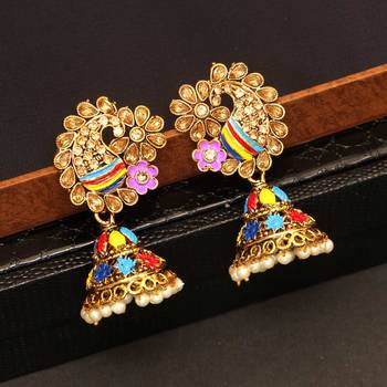 Purple jhumkas 1