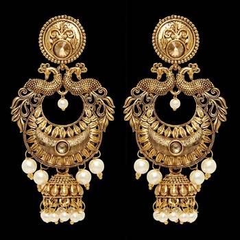 Gold danglers-drops 1