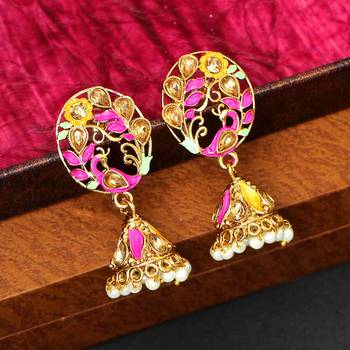 Purple jhumkas 1