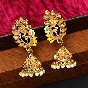 Gold jhumkas 1