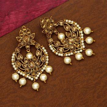 Gold danglers-drops 1