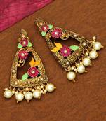 Purple danglers-drops