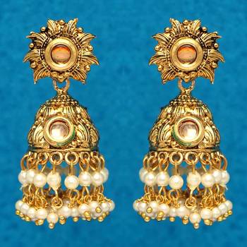 Gold jhumkas 1