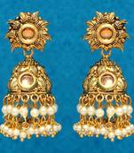 Gold jhumkas