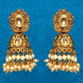 Gold jhumkas 1