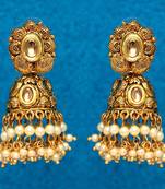 Gold jhumkas