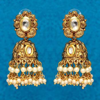 White Jhumkas 1