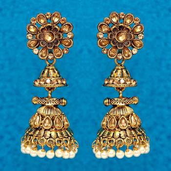Gold Jhumkas 1