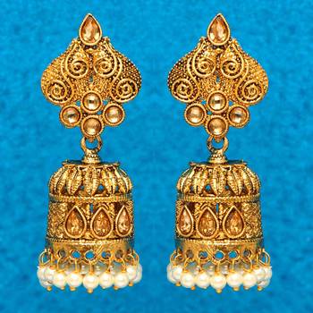 Gold Jhumkas 1