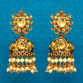 Gold Jhumkas 1