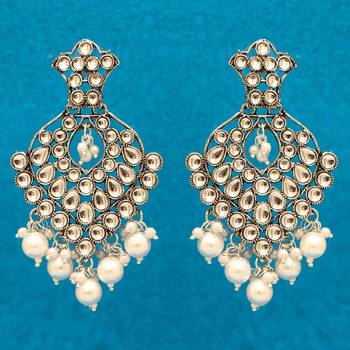 Silver danglers-drops 1