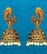 Gold jhumkas