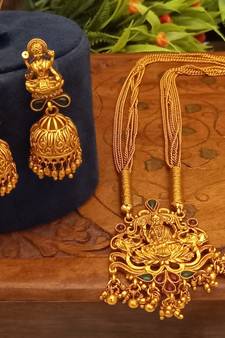 Gold necklaces