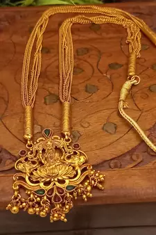 Gold necklaces
