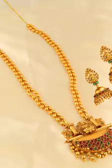 Gold necklaces
