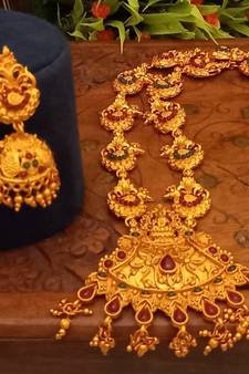 Gold necklaces