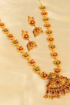 Gold necklaces
