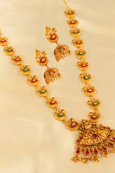 Gold necklaces