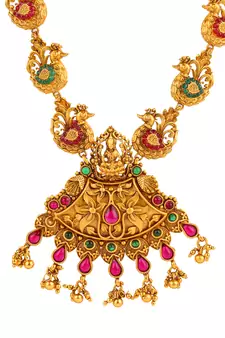 Gold necklaces