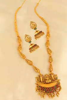 Gold necklaces