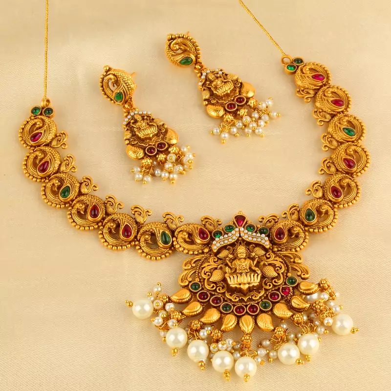 Gold necklaces