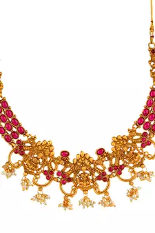 Red necklaces