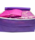 Atorakushon   Fabric Saree Cover Garments Wardrobe Organiser Pack of 9