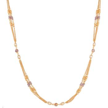 Gold diamond necklaces 3
