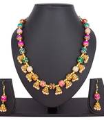 Multicolor emerald  necklaces