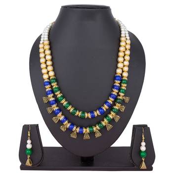 Multicolor emerald  necklaces 1