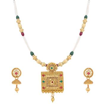 Multicolor emerald  necklaces 2
